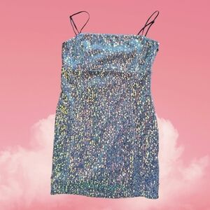 Free People Sparkling Sequin Mini Dress